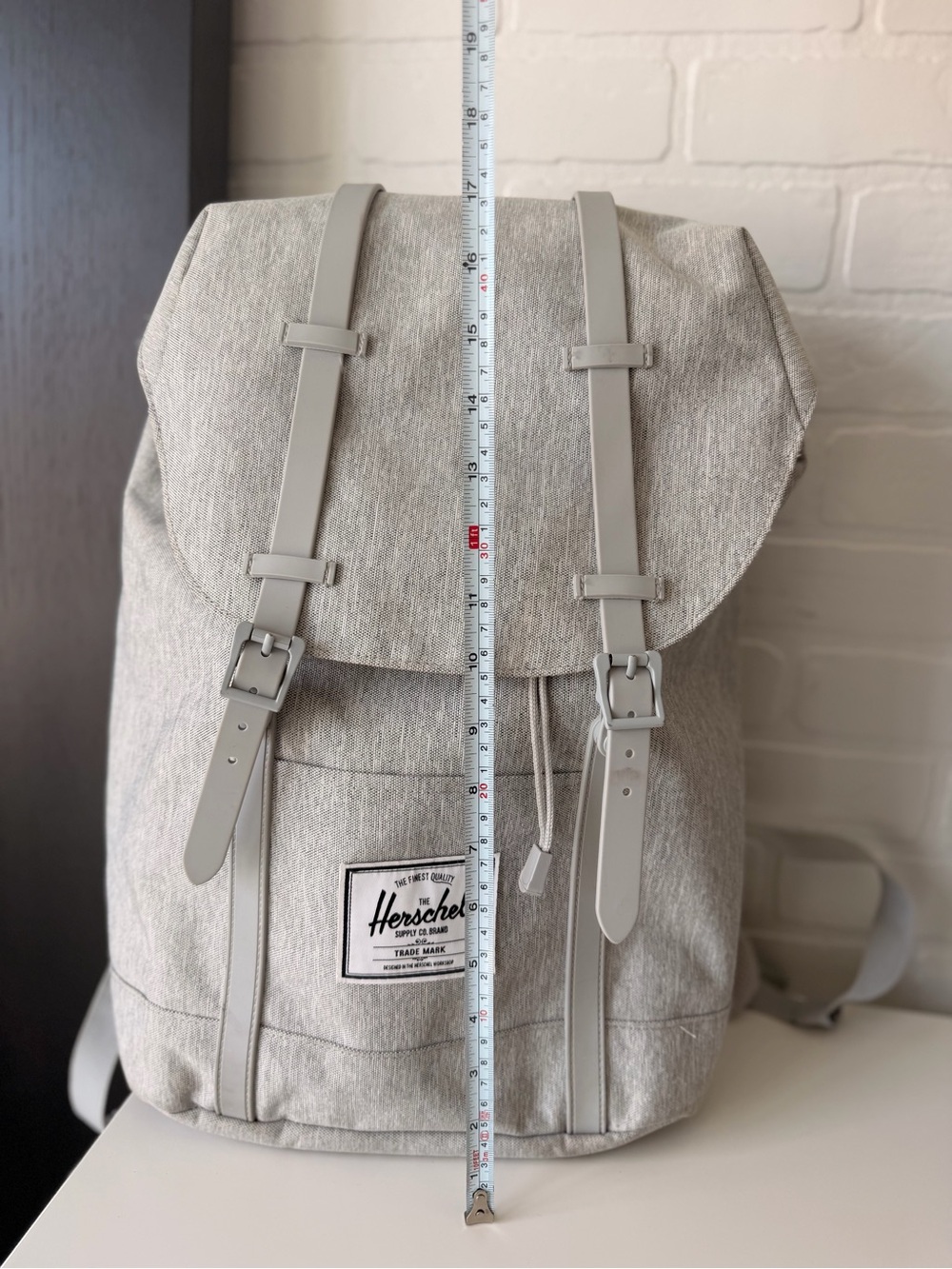 Herschel Supply Company Light Grey Canvas Retreat Backpack - Picture 2 of 16